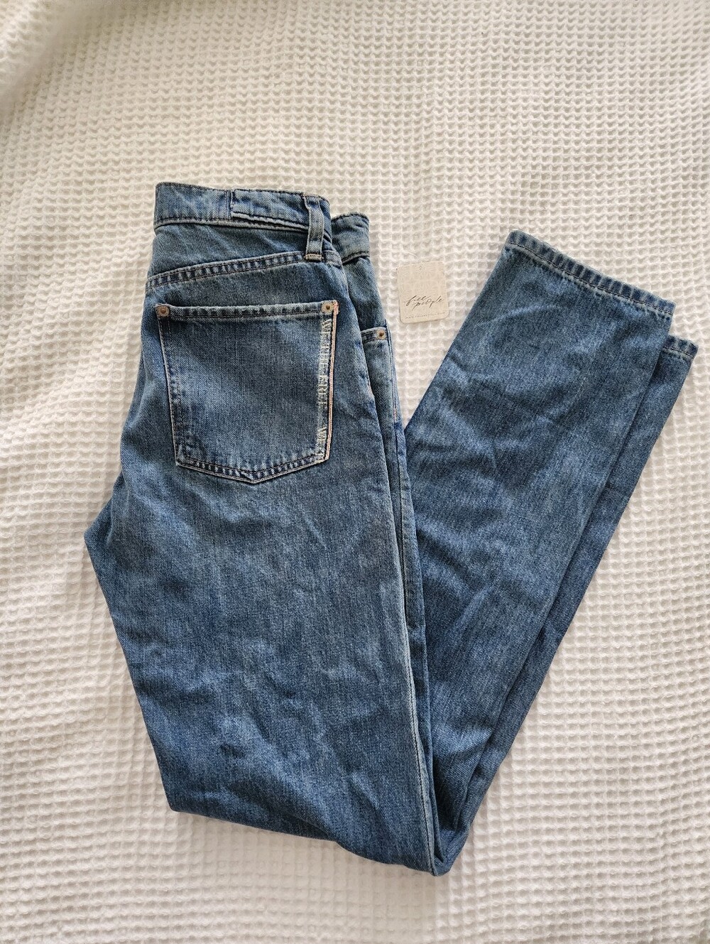 ✨️💕NWT We The FREE SLADE SLIM SELVEDGE JEANS free People Size 25